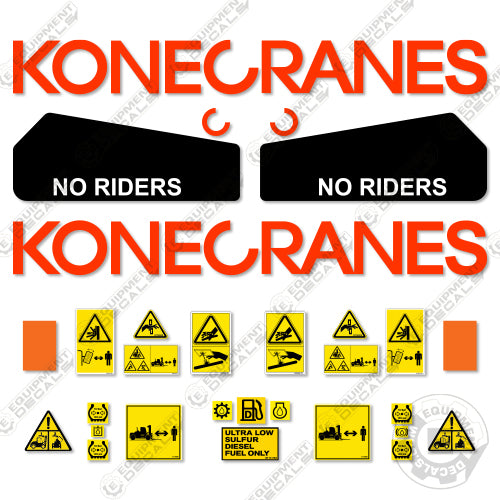 Konecranes SMV 16-900 C Decal Kit Forklift - Aftermarket Kit