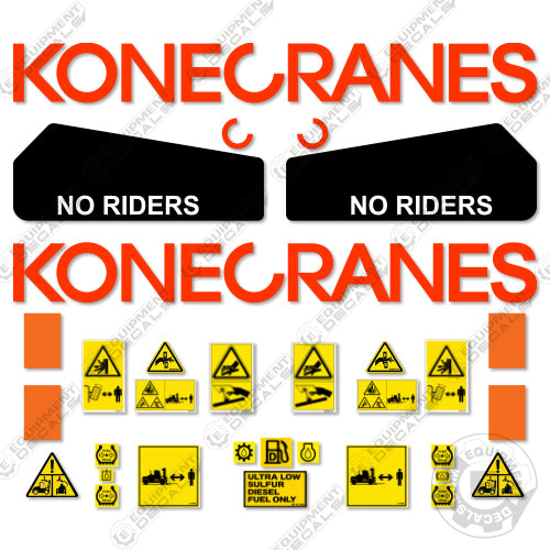 Konecranes SMV 16-900 C Decal Kit Forklift - Aftermarket Kit