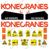 Image of Konecranes SMV 16-900 C Decal Kit Forklift - Aftermarket Kit