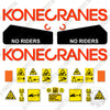 Image of Konecranes SMV 16-900 C Decal Kit Forklift - Aftermarket Kit