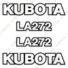 Image of Fits Kubota LA272 Decal Kit Front-End Loader Attachment