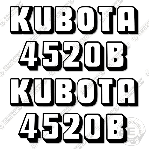Fits Kubota 4520B Decal Kit Tractor