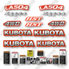 Image of Kubota B3200 + LA504 Decal Kit Loader -  Aftermarket Kit