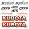 Image of Kubota B7610 Decal Kit Compact Utility Tractor  - Aftermarket Kit