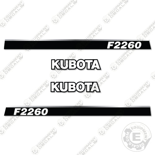 Kubota F2260 Decal Kit Tractor - Aftermarket Kit