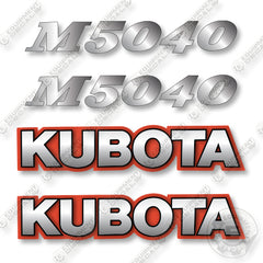 Kubota M5040 Decal Kit Tractor  - Aftermarket Kit