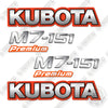 Image of Kubota M7-151 Decal Kit Tractor - Aftermarket Kit