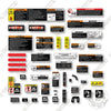 Image of Kubota RTVX1100C Warning Decal Kit UTV - Aftermarket KIt