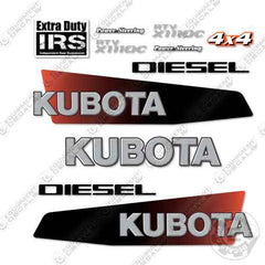 Fits Kubota RTV X1110c Utility Vehicle Decal Kit