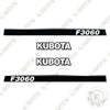Image of Kubota F3060 Decal Kit Tractor - Aftermarket Kit