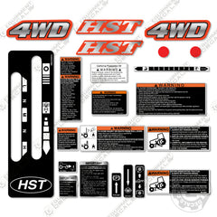 Kubota L2501 Operator Compartment Warnings Decal Kit Tractor - Aftermarket Kit