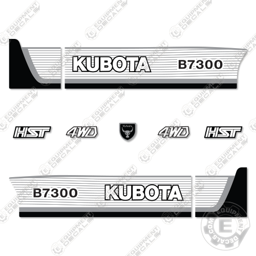 Fits Kubota B7300 Decal Kit Tractor