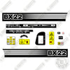 Image of Fits Kubota BX22 Decal Kit Tractor Loader Backhoe