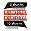 Image of Kubota F2690 Closed Cab Decal Kit Lawn Mower - Old Style - Aftermarket Kit