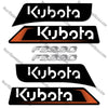 Image of Kubota F3990 Closed Cab  Decal Kit Lawn Mower - Aftermarket Kit