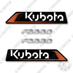 Kubota F3990 Decal Kit Lawn Mower - Aftermarket Kit