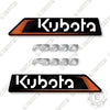 Image of Kubota F3990 Decal Kit Lawn Mower - Aftermarket Kit