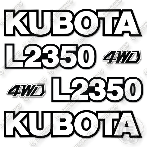 Fits Kubota L2350 Decal Kit Tractor