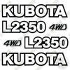 Image of Fits Kubota L2350 Decal Kit Tractor