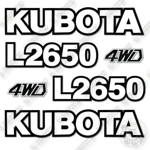Fits Kubota L2650 Decal Kit Tractor
