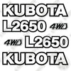Image of Fits Kubota L2650 Decal Kit Tractor