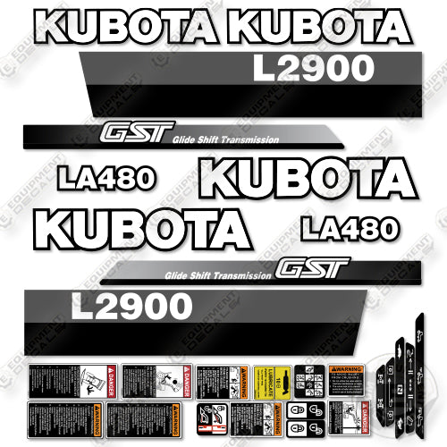 Fits Kubota L2900 Decal Kit Tractor