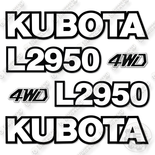 Fits Kubota L2950 Decal Kit Tractor