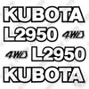 Image of Fits Kubota L2950 Decal Kit Tractor
