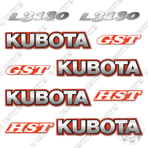 Fits Kubota L3130 Decal Kit Tractor