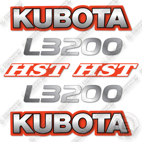 Kubota L3200 Decal Kit Compact Tractor- Aftermarket Kit