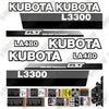 Image of Fits Kubota L3300 Decal Kit Tractor