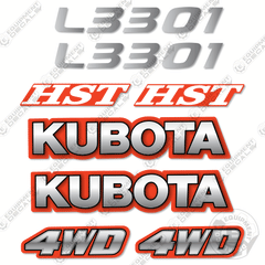 Fits Kubota L3301 Decal Kit Tractor