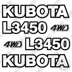 Fits Kubota L3450 Decal Kit Tractor