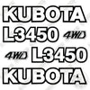 Image of Fits Kubota L3450 Decal Kit Tractor