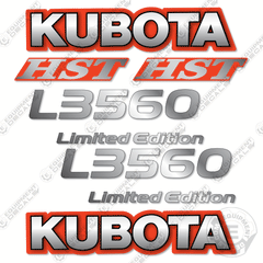 Fits Kubota L3560 Limited Edition Decal Kit Tractor