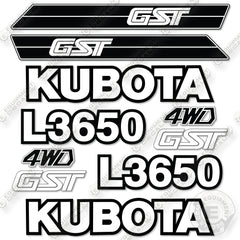 Fits Kubota L3650 Decal Kit Tractor