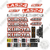 Image of Kubota L3800+LA524 Decal Kit Tractor - Aftermarket Kit