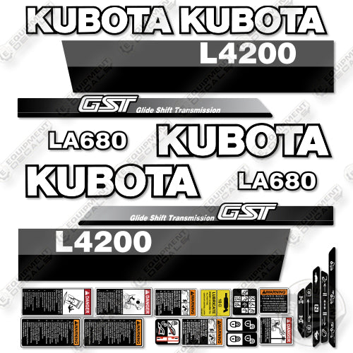 Fits Kubota L4200 Decal Kit Tractor