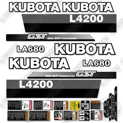Fits Kubota L4200 Decal Kit Tractor