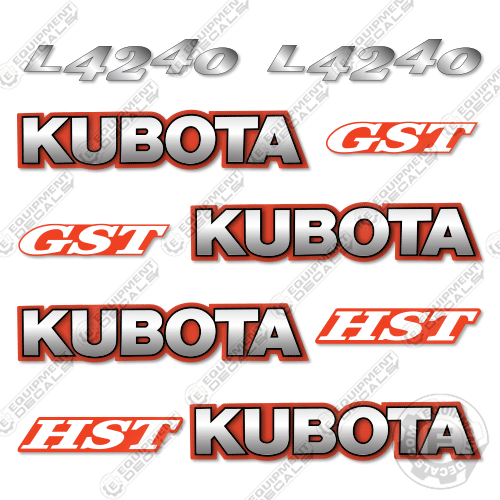 Fits Kubota L4240 Decal Kit Tractor