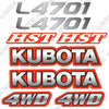 Image of Fits Kubota L4701 Decal Kit Tractor