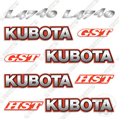 Fits Kubota L4740 Decal Kit Tractor - Style 1
