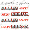 Image of Fits Kubota L4740 Decal Kit Tractor - Style 1