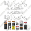 Image of Kubota LA525 Decal Kit Front End Loader - New Logo- Aftermarket Kit