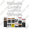 Image of Kubota LA555 New Logo Decal Kit Front End Loader - Aftermarket Kit