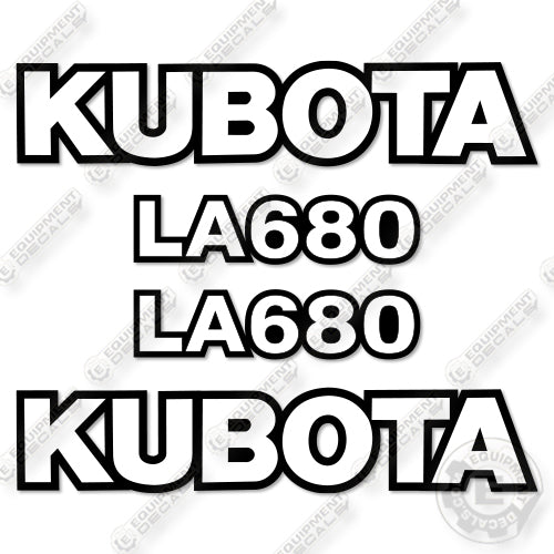 Fits Kubota LA680 Decal Kit Tractor