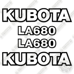 Fits Kubota LA680 Decal Kit Tractor