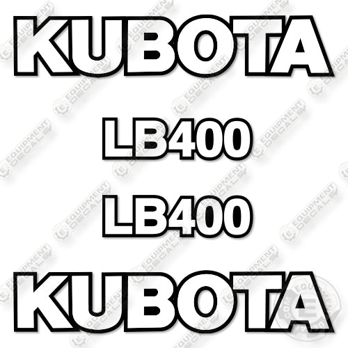 Kubota LB400 Decal Kit Compact Tractor - Aftermarket Kit