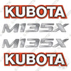 Image of Kubota M135X Decal Kit Tractor - Aftermarket Kit
