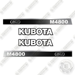Fits Kubota M4800 SU Decal Kit Tractor